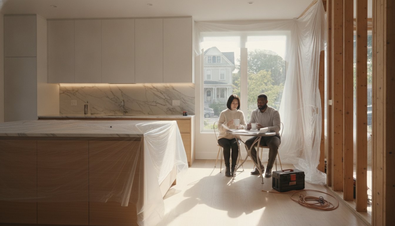Living Through a Kitchen Remodel: Tips for Maintaining Elegance Amidst the Transformation