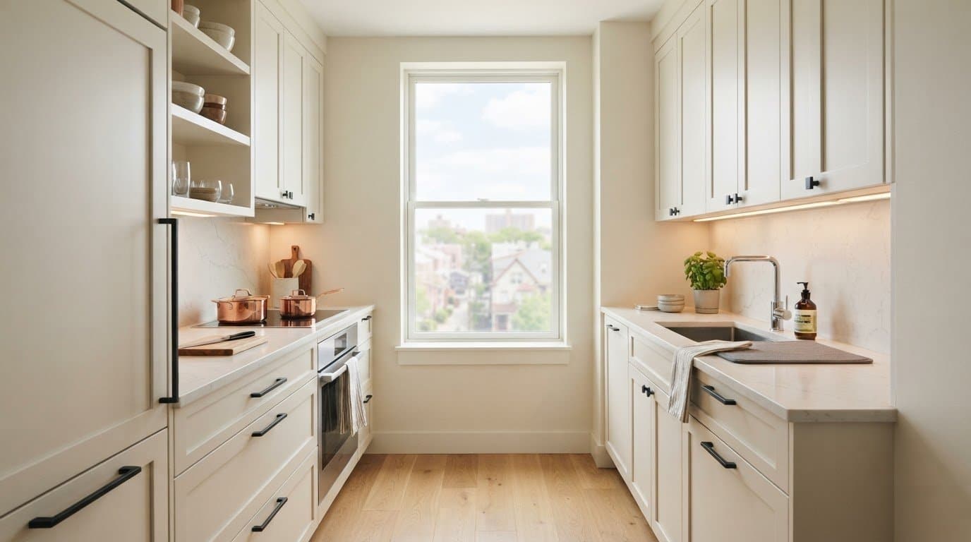 Kitchen Configuration Designs Kitchen Layout Ideas for NYC Galley Kitchens That Save Space