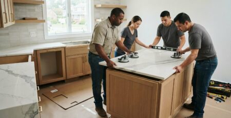 How Are Stone Countertops Installed? A Step-by-Step Guide